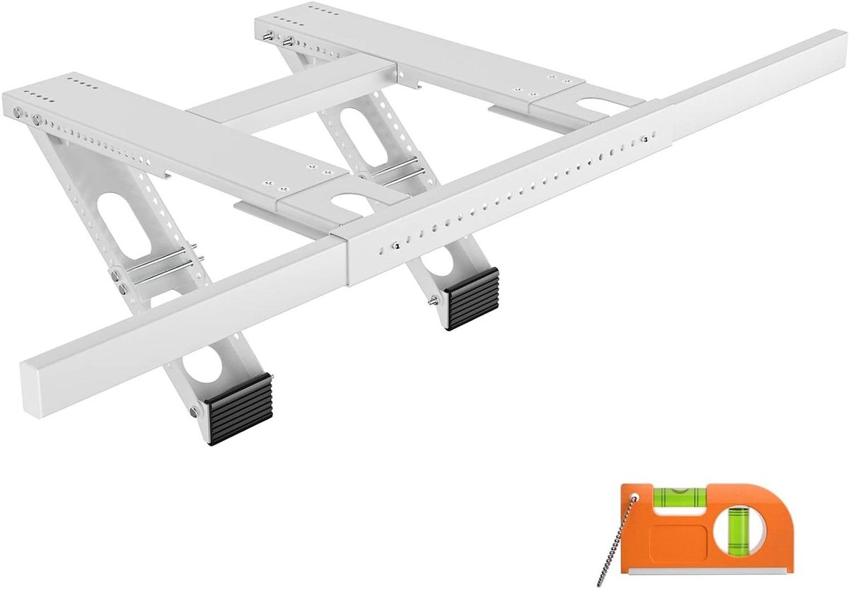 Raam Airco Steunbeugel - Airco Beugel - Airco Installeren - Geen Boren Nodig - Tot 200 lbs - Wit