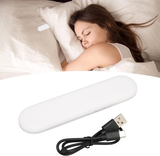 Kussenspeaker Bluetooth - Slaapkoptelefoon Kussenluidspreker - Sneller Inslapen - Beengeleidingstechnologie - 15.5 cm - Wit — afbeelding 3