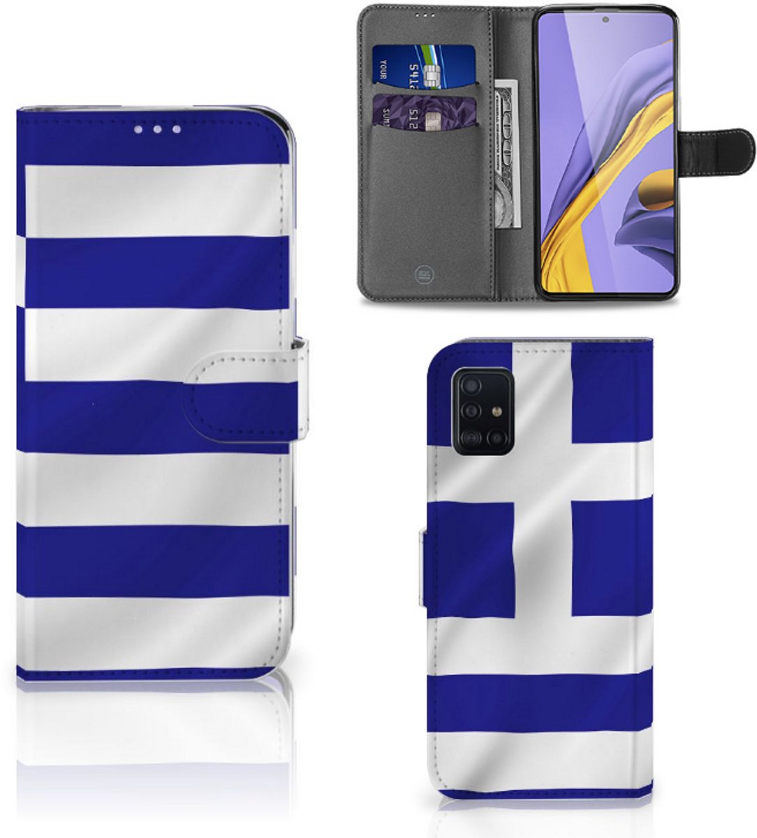 Samsung Galaxy A51 Bookstyle Case Griekenland