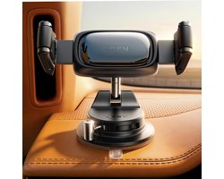 Nieuw! LISEN Auto Telefoonhouder Dashboard met Zuignap – 360° Draaibaar – Eénknops Vacuümhouder – Universeel voor iPhone 17/16 Pro Max & Samsung Galaxy S26 – Sterke Zuigkracht – Handsfree Smartphone Houder – NIEUW