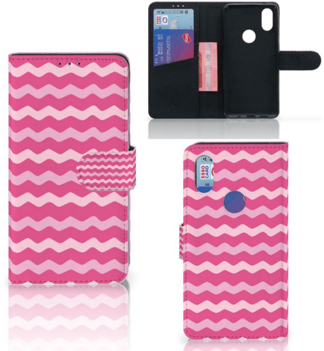 Xiaomi Mi Mix 2s Telefoon Hoesje Waves Pink