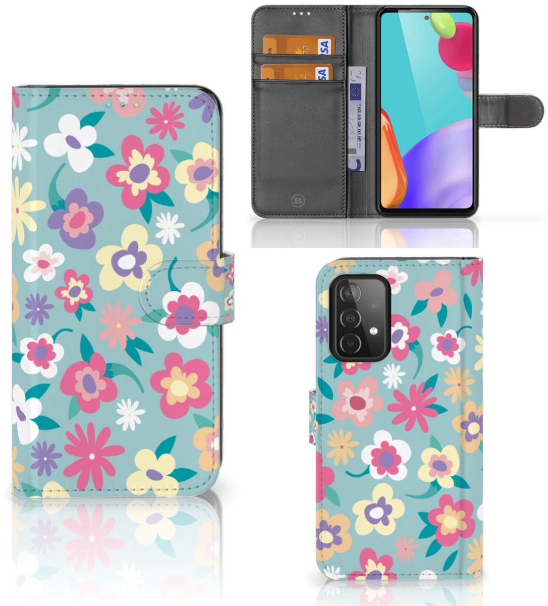 Samsung Galaxy A52 Hoesje Flower Power
