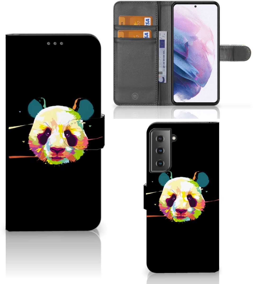 Samsung Galaxy S21 Plus Leuk Hoesje Panda Color