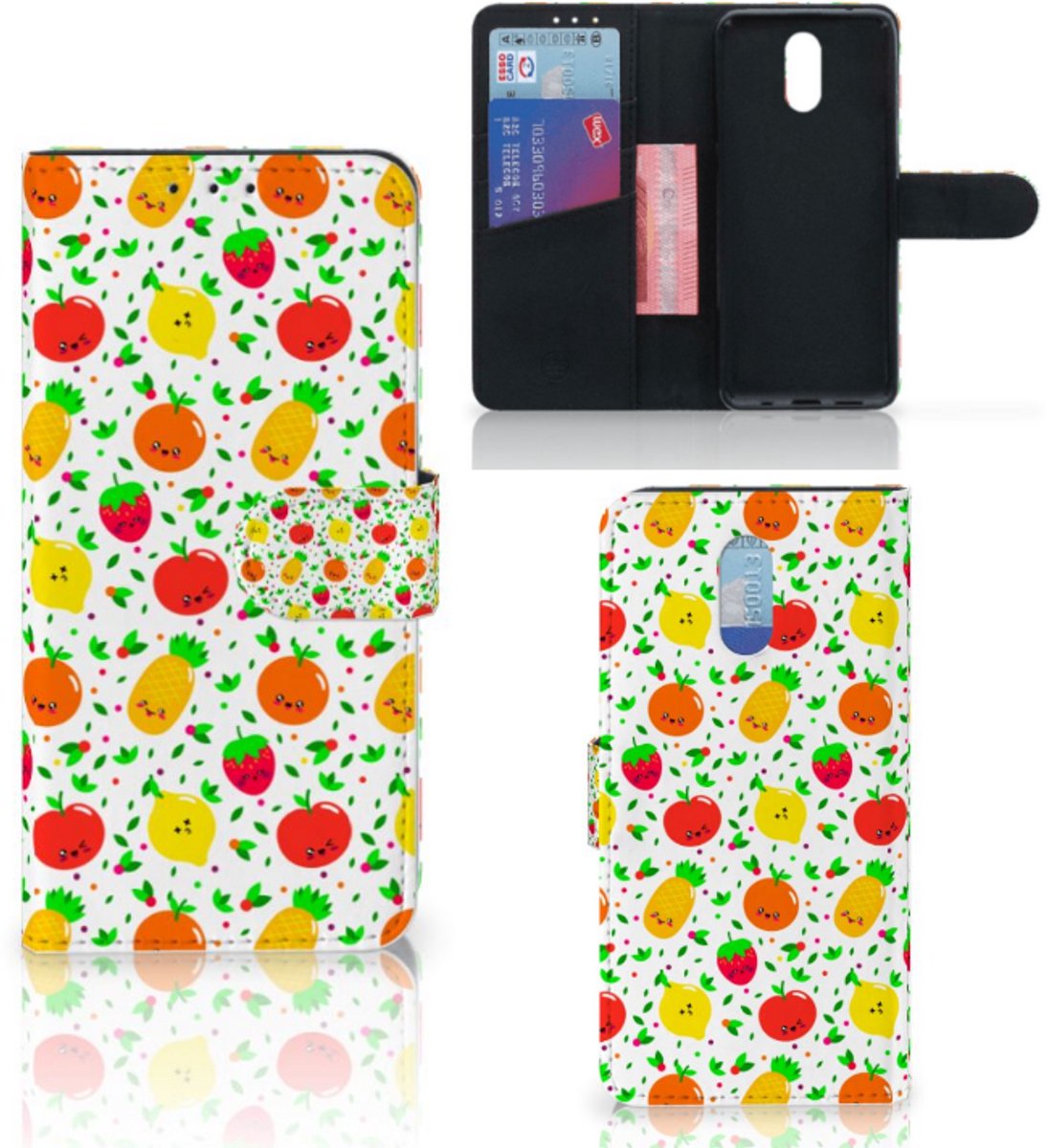 Nokia 2.3 Book Cover Fruits
