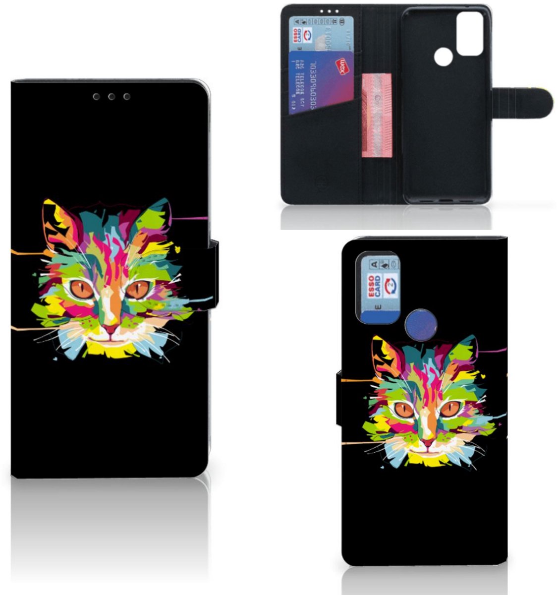 Alcatel 1S (2021) Leuk Hoesje Cat Color