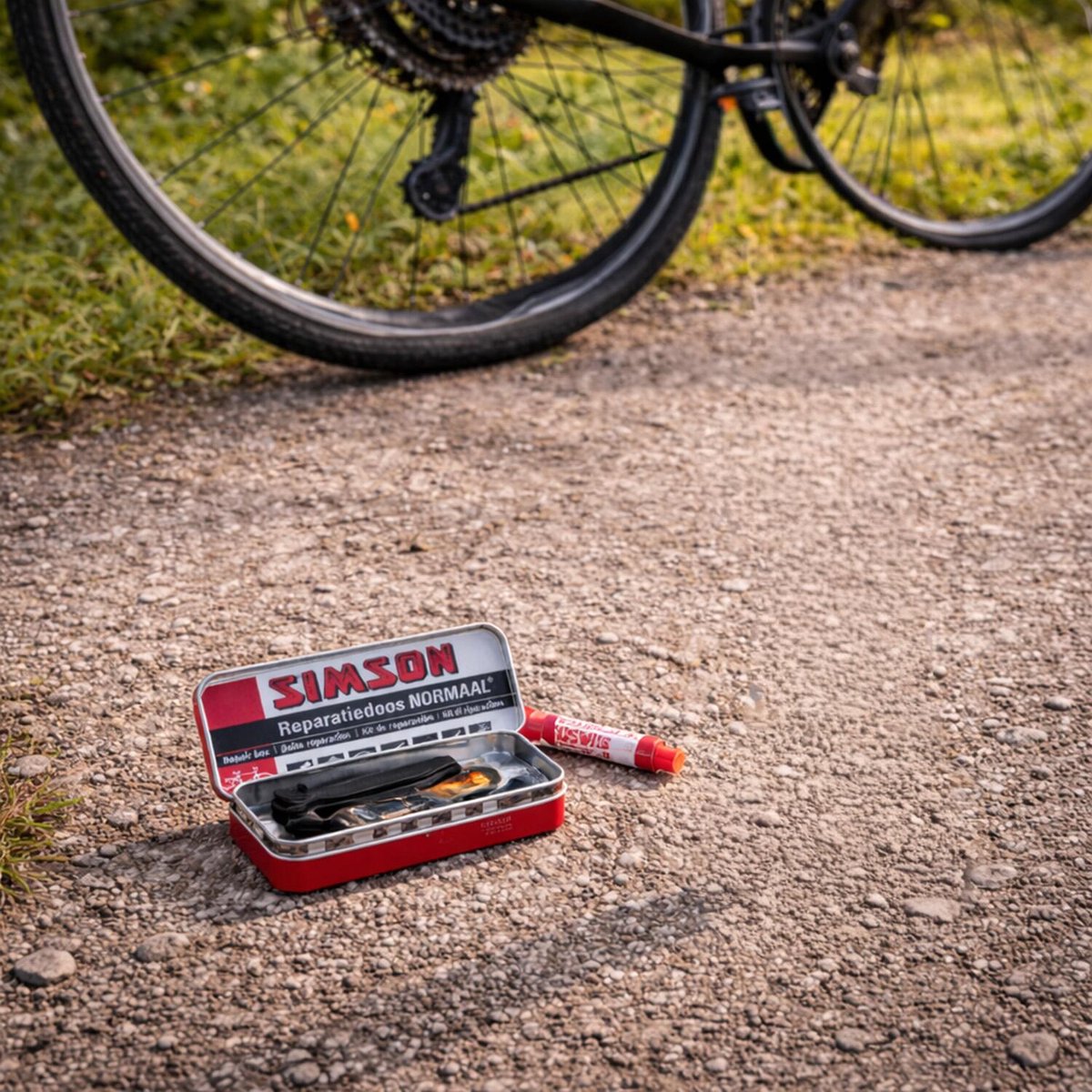 Simson fietsband reparatieset - bandenplak setje - Fitesen repareren thumbnail 7
