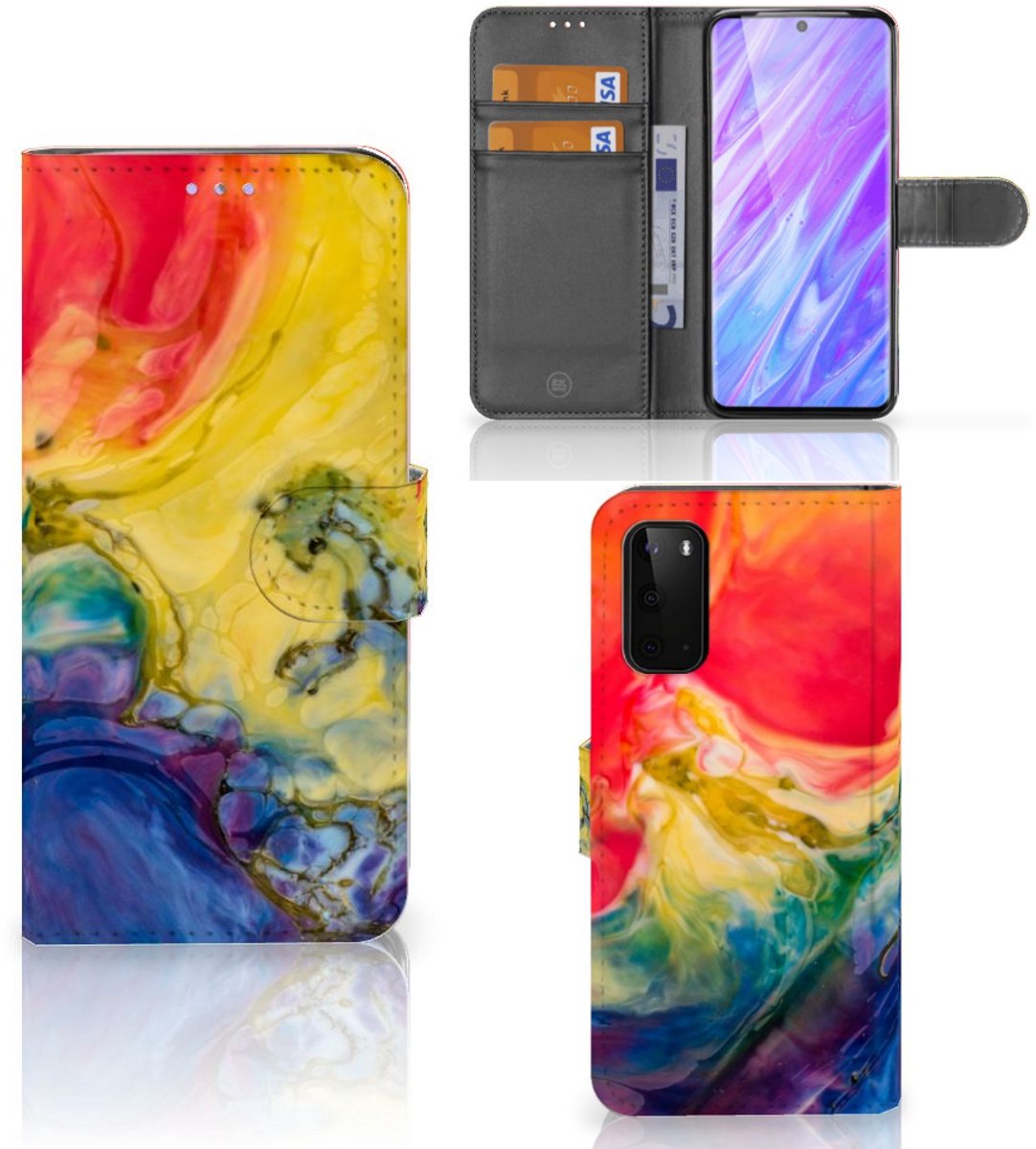 Hoesje Samsung Galaxy S20 Watercolor Dark
