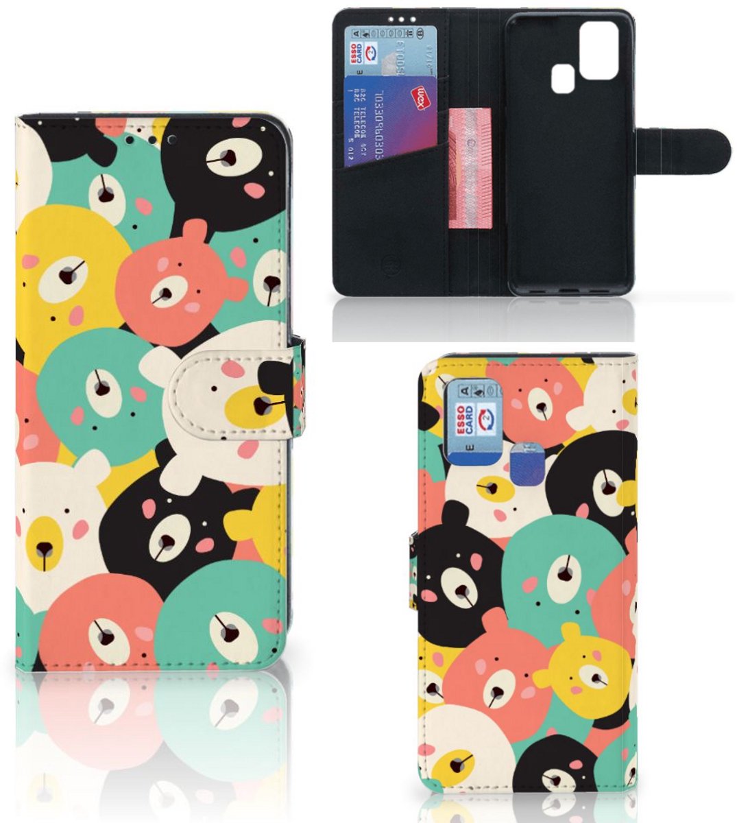 Samsung Galaxy M31 Leuk Hoesje Bears