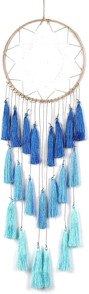 Handgemaakte Macramé Dromenvangers voor de Slaapkamer - Wanddecoratie met Kwastjes en Ornamenten, Perfect als Geschenk voor Thuisdecoratie en Slaapkameraccessoires
