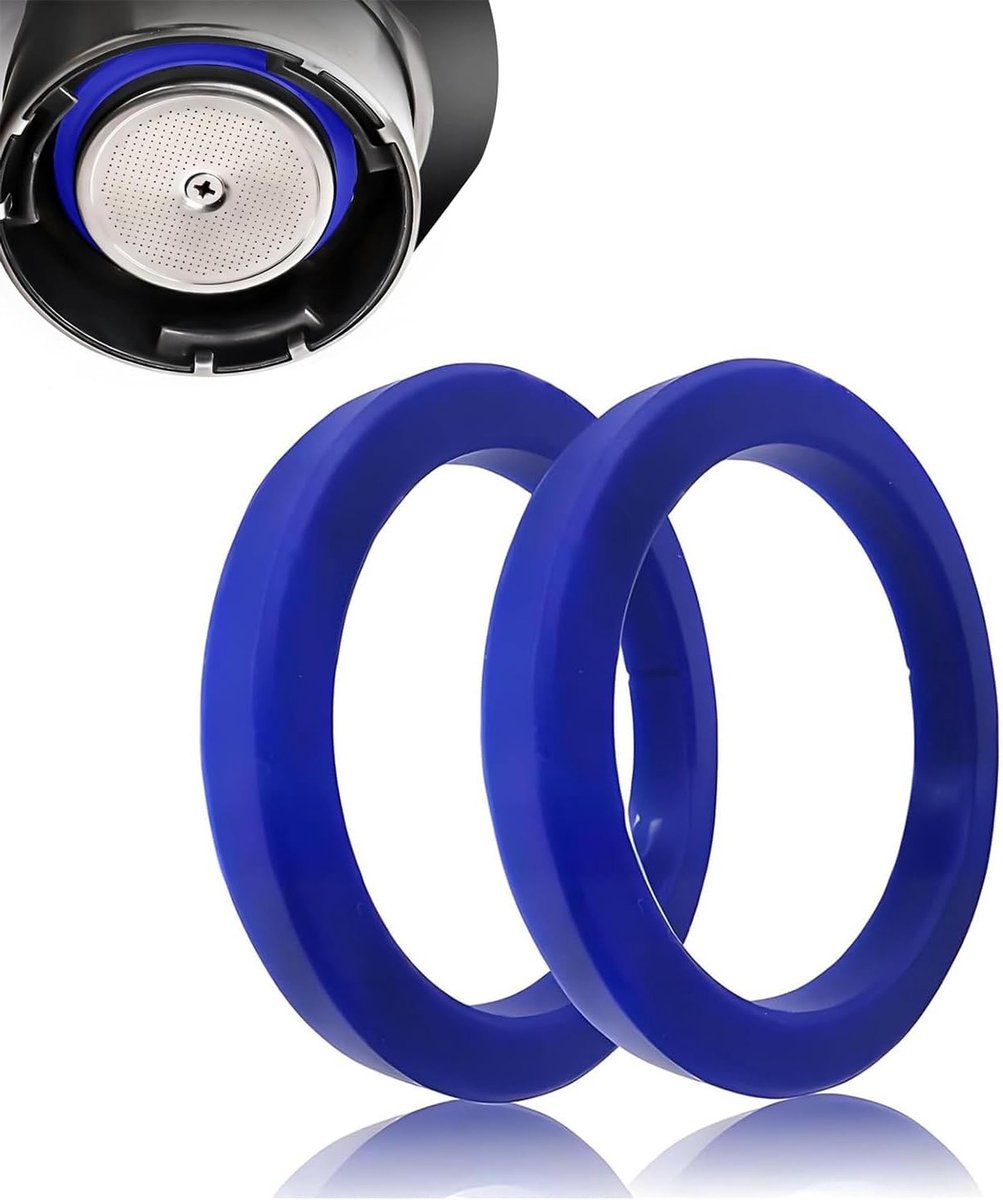 Set van 2 E61 Siliconen Groepafdichtingen, Vervangingsafdichting, 8.5 mm voor Filterhouder, Verbeterde Dichtheid, Geschikt voor Diverse Espresso Machines en Koffiemachines