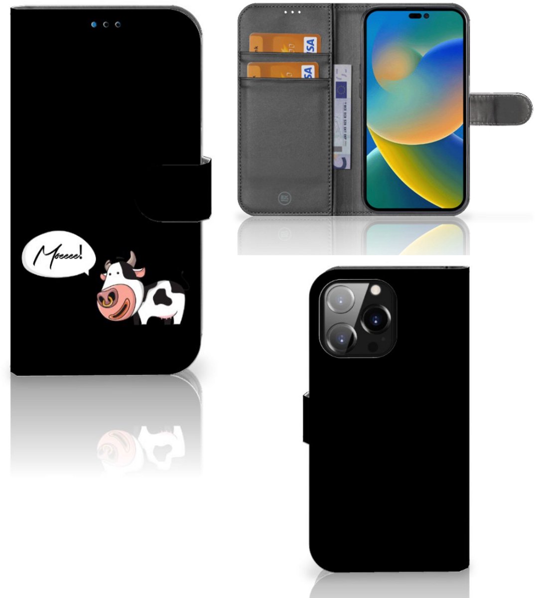 iPhone 14 Pro Max Leuk Hoesje Cow
