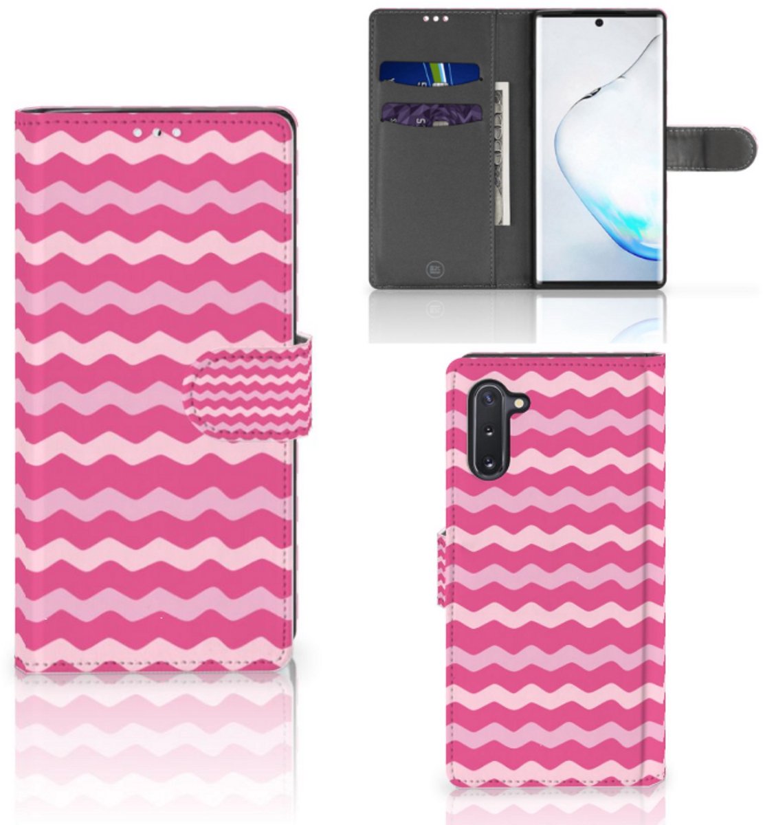 Samsung Galaxy Note 10 Telefoon Hoesje Waves Pink