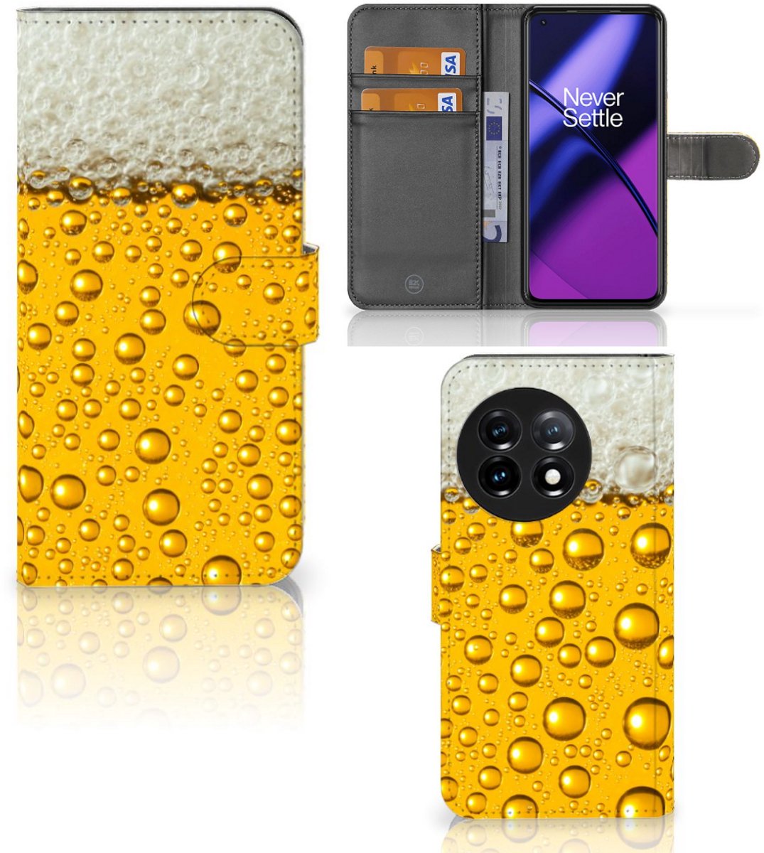 Boekhoesje voor OnePlus 11 Book Cover Bier