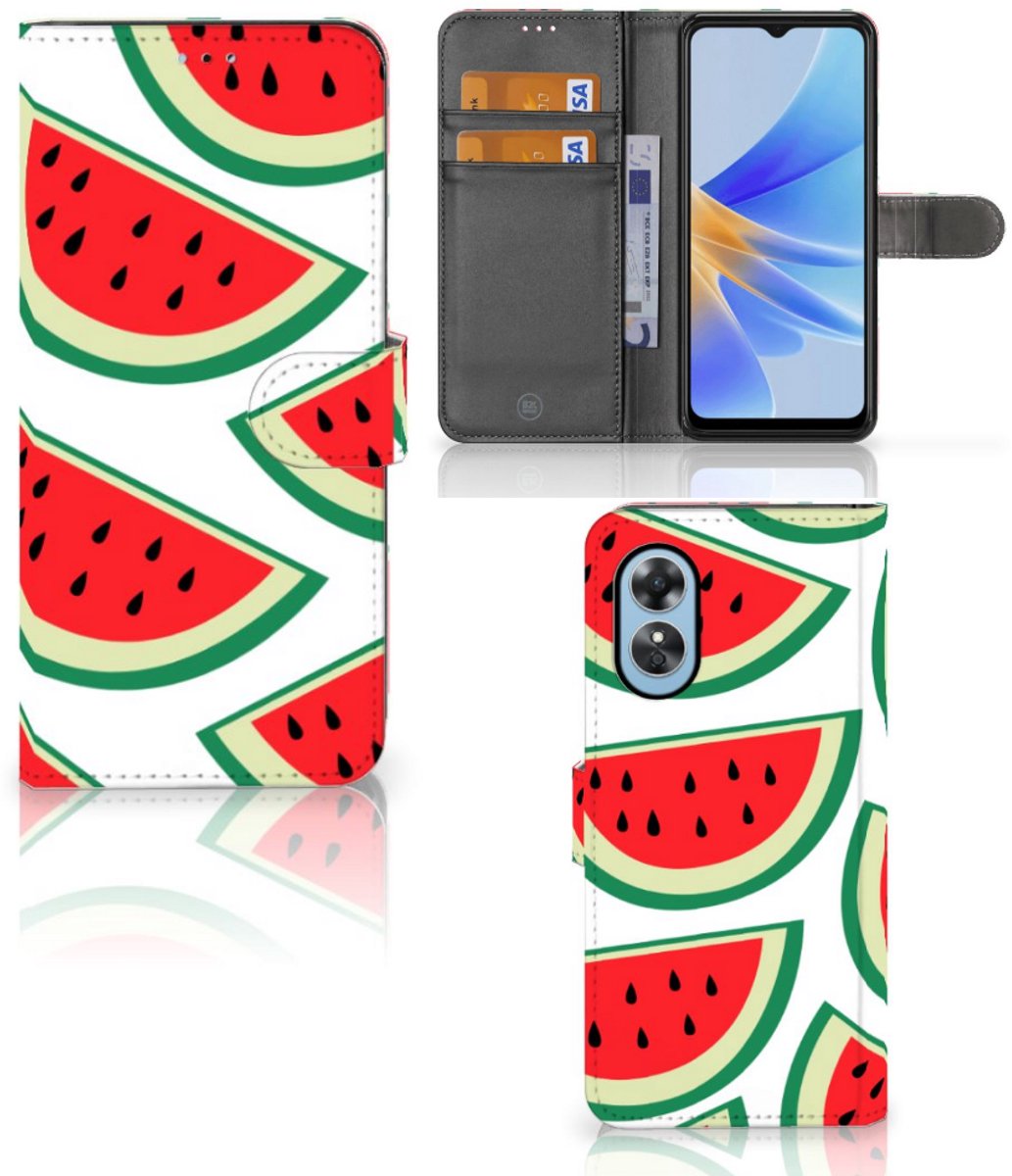 OPPO A17 Book Cover Watermelons