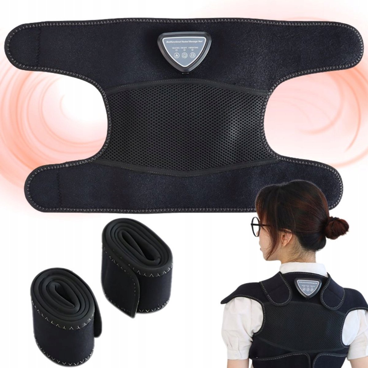 Pingyang Rongrong Handicraft Factory - Elektrische Massager - Verwarmingsfunctie - Ergonomisch - USB-C