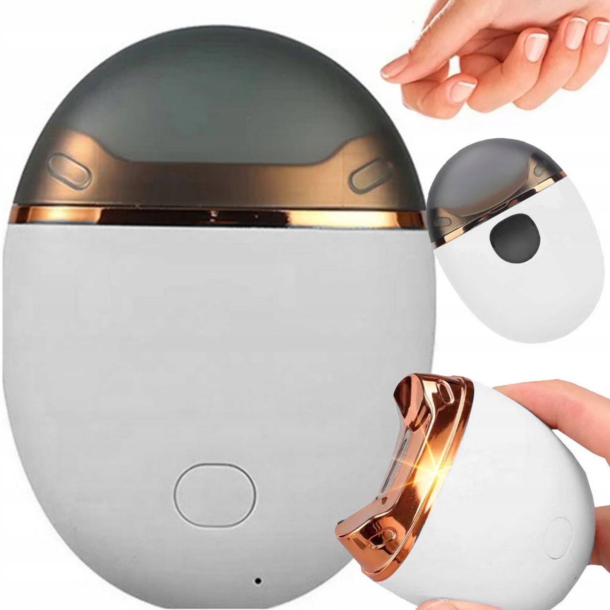 Pingyang Rongrong Handicraft - Elektrische Nagelknipper - USB Oplaadbaar - Draagbaar - Wit