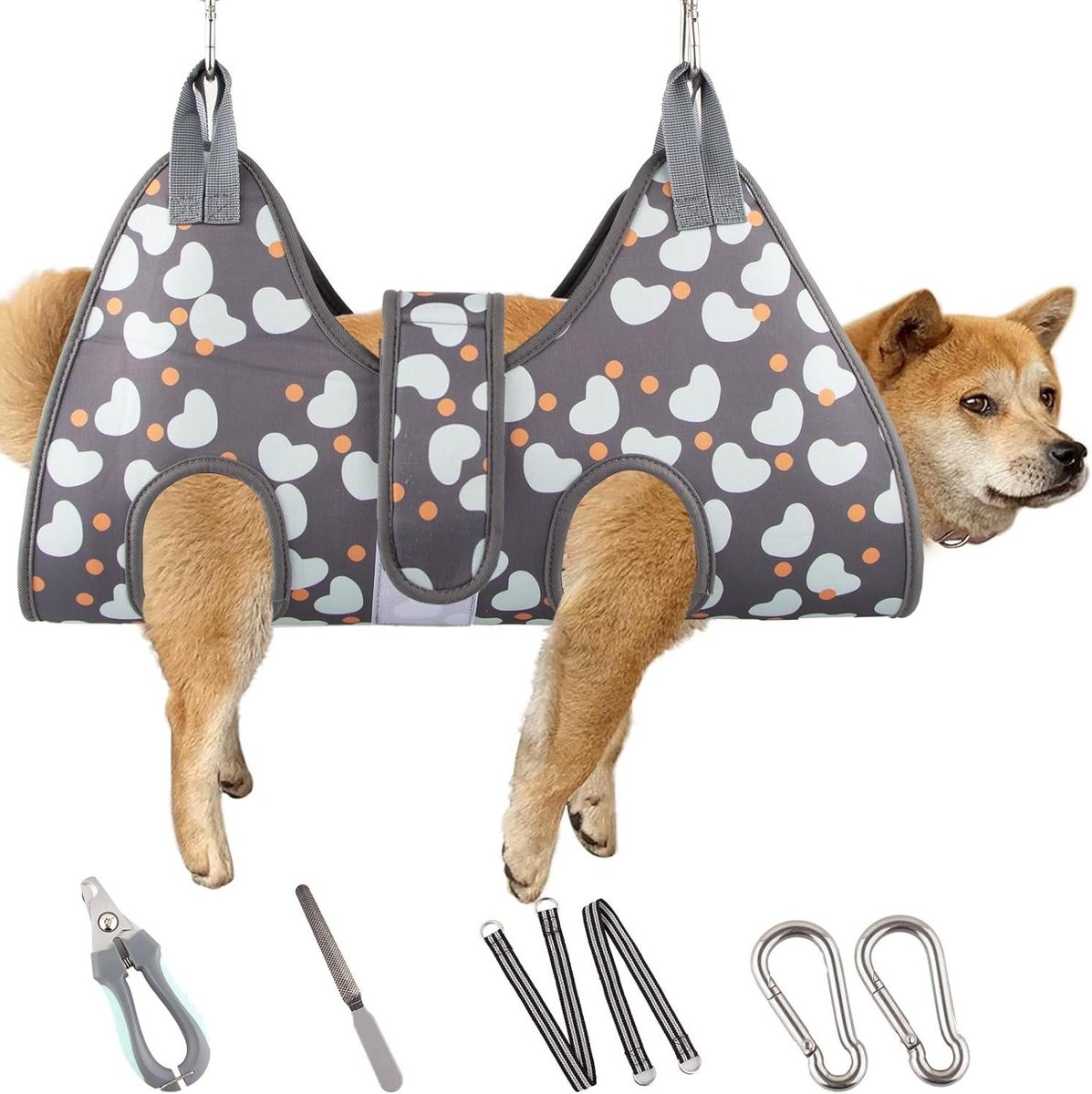 Honden en Kattenharnas - Dierentuigje Verzorging - Nagels Knippen - Zacht en Comfortabel - Maat XL - Blauw