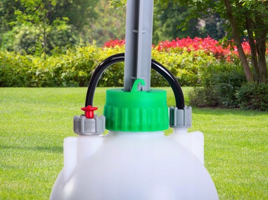 Drukspuit 8 Liter - Tuinsproeier met lans en schouderriem - Handdruk plantenspuit — afbeelding 3