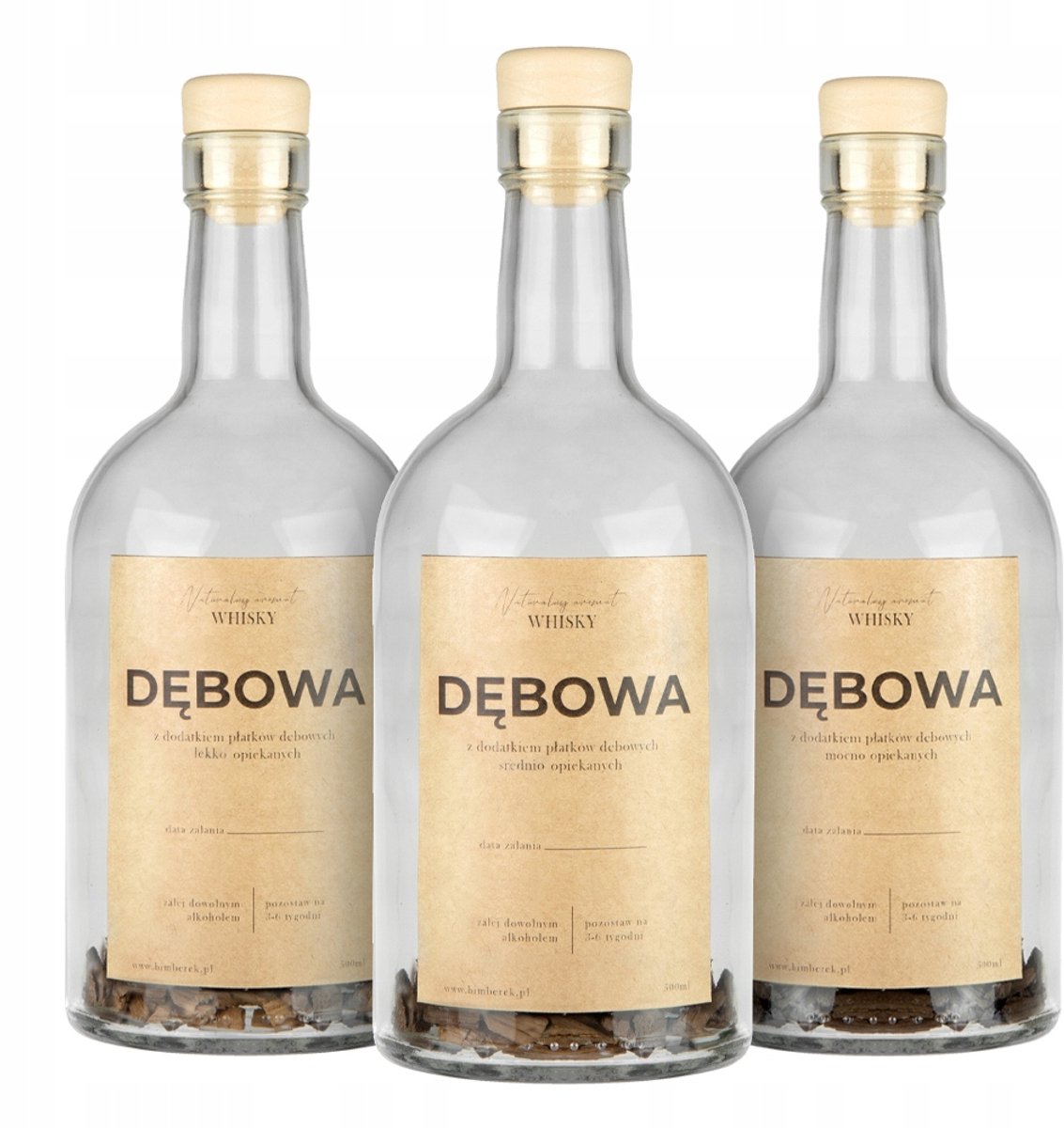 Bimberek Blanka - Flessen - 500ml - Eiken Chips - Whisky