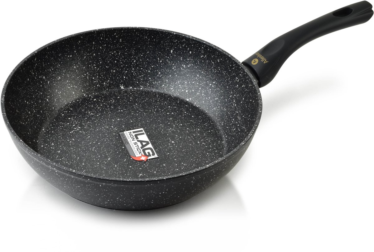 Diepe Wokpan met Anti-aanbaklaag - 28 cm - Geschikt voor Inductie