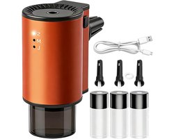 Auto Geurverspreider - Ventilatieclip Diffuser - Frisse Auto - Automatische Activering - 3 Navullingen - Zwart