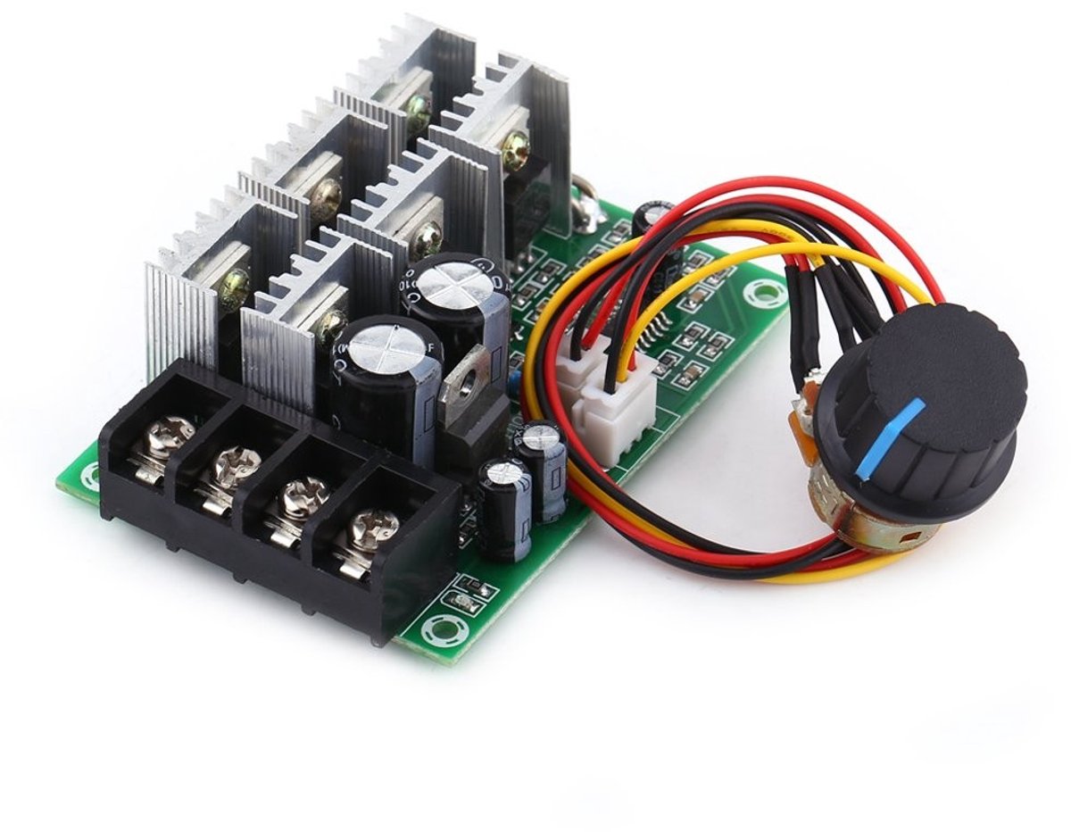 Byshayne- PWM Snelheidsregelaar 10-50V 30A - Overbelastingsbescherming - Langzame startfunctie - Schokbestendig - Duurzaam - Multifunctioneel - Motorcontroller
