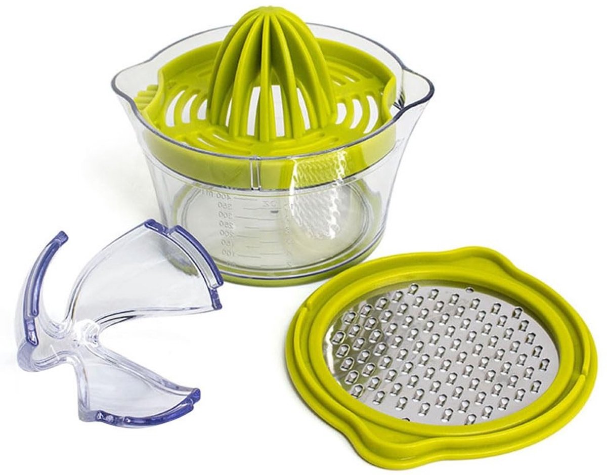 Dailygoods - Hand Juicer - Multifunctionele Sapcentrifuge - Transparant - Citrus Squeezer - Ideaal voor Limoen en Aardbei - Vaatwasserbestendig