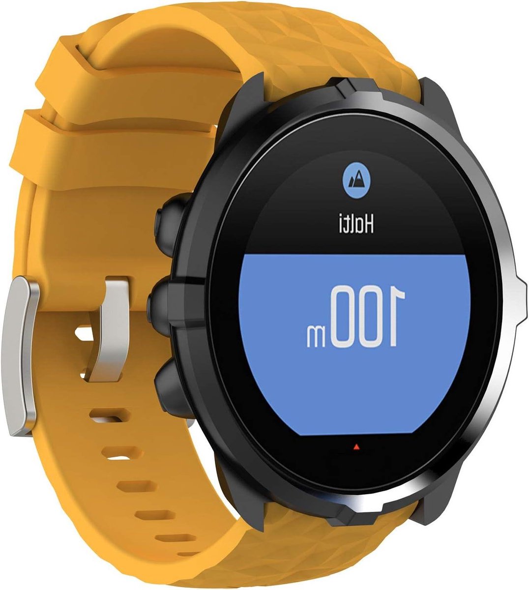 Horlogeband - Sportband - Fitness Tracker - Verstelbare Pasvorm - Onesize - Zwart