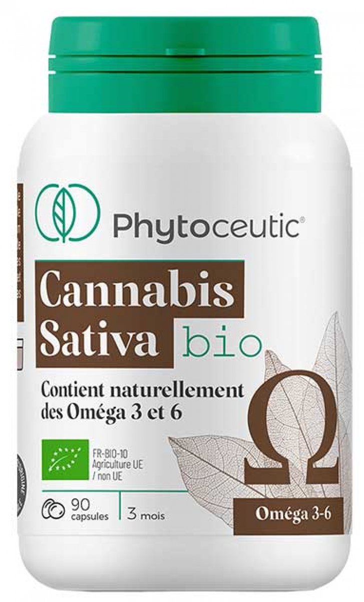 Phytoceutic Cannabis Sativa Organic 90 Capsules