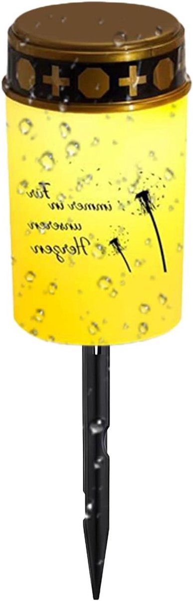 Verlichting Voor Op Het, Ritueel Kaarslampje, LED Buiten Memorial Paallicht Voor Decoratie