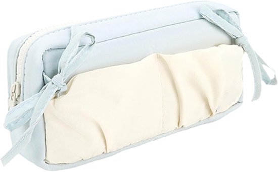 VHV - Trousse à crayons - Trousse scolaire - Grande trousse - Trousse à 3 compartiments - Organiseur de voyage - Trousse de toilette - Trousse à crayons avec fermeture éclair - Organiseur scolaire - Pour l'école - Pour les voyages - Pour le bureau