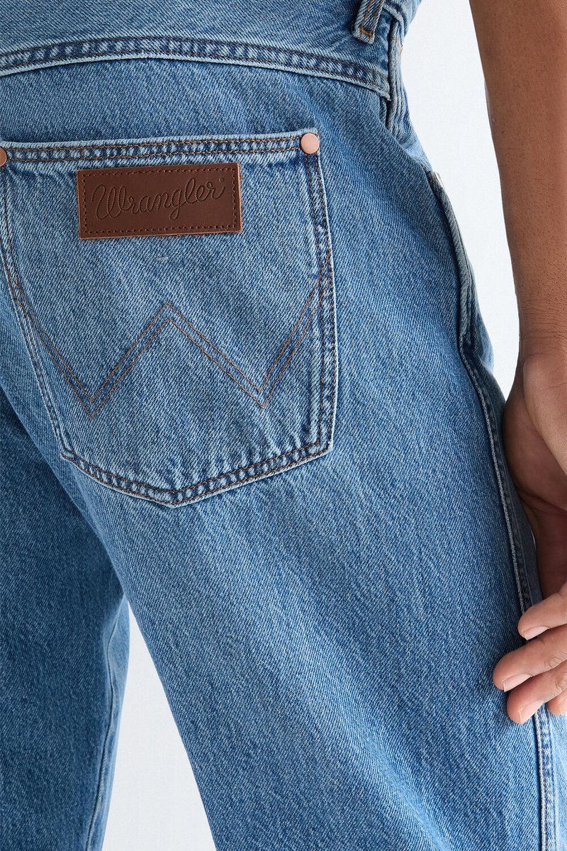 Wrangler Frontier Heren Regular Fit Jeans W30 X L32 Blauw