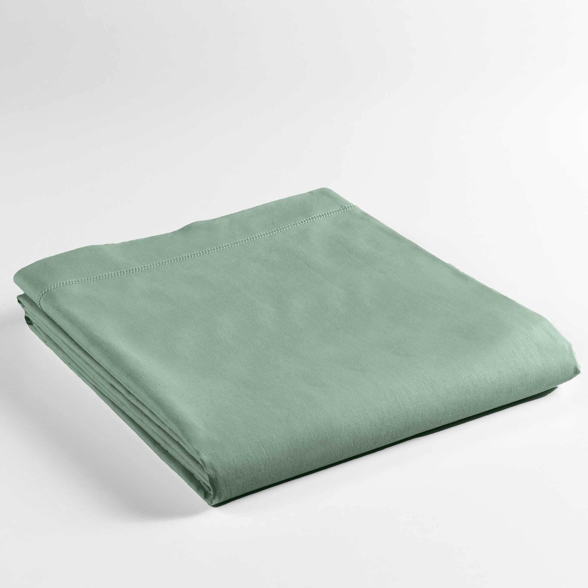 Dailygoods- Bedlaken 180 x 290 cm - 100% Katoen - Lina - Salie - Luxe Kleur - Comfortabel en Ademend - Dekbedovertrek