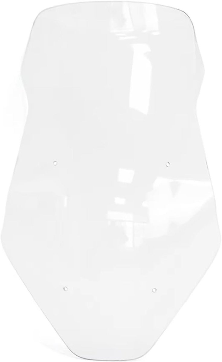Motorruit Winddeflector - Windscherm Verlenging - Comfortabeler Rijden - Verbetert Windbescherming - 1x1x1 cm - Transparant