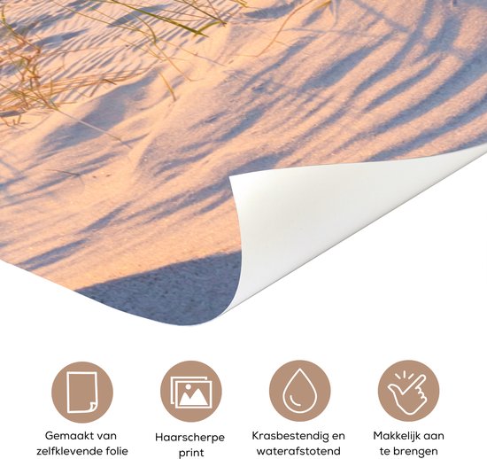 Sticker pour porte Plage - Soleil - Dune - Herbe - Sable - Horizon - 75x205 cm - Door Poster