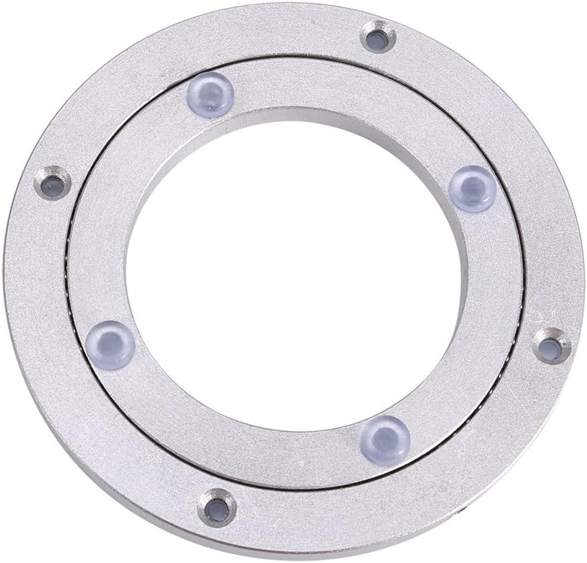 Draaiplateau van Aluminium, 10 cm, Robuuste Draaias voor Restaurant Tafel, Taartdecoratie en TV Stand