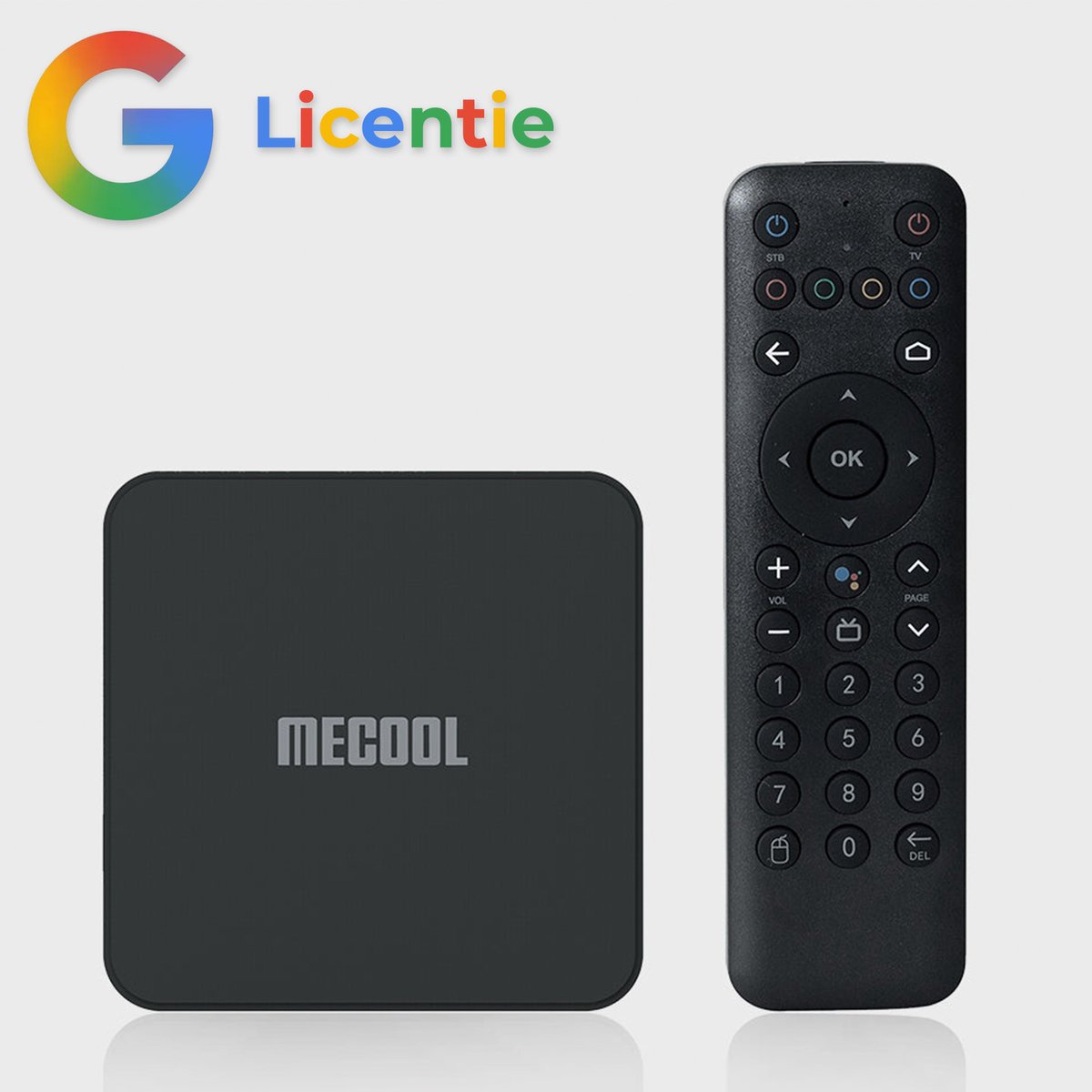 Bol.com MeCool KM7 SE Android TV Box - Officieel Google Gecertificeerd - 4K Ultra HD Mediaplayer - 32GB Opslag - WiFi & Ethernet... aanbieding