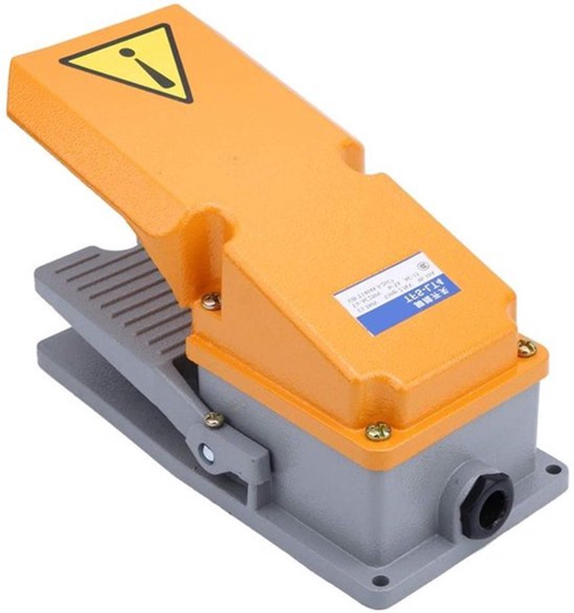 Industriële Aluminium Behuizing Voetcontroller LT4 Voetbediening Pedal Switch Jog Power Controller voor Machine Apparatuur Gereedschappen