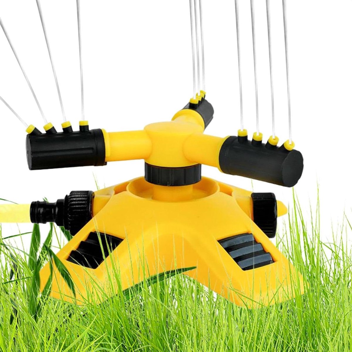 Gazon Sprinkler - Grasveld Bewatering - Gazon Vergroenen - 360 Graden Rotatie - 23 x 20 x 95 cm