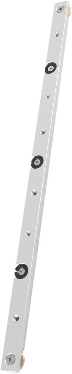 Verstekschuiver Aluminium - Tafelzaag Accessoire - Houtbewerking Precisie - Robuuste Vliegtuiglegering - 450mm Lengte