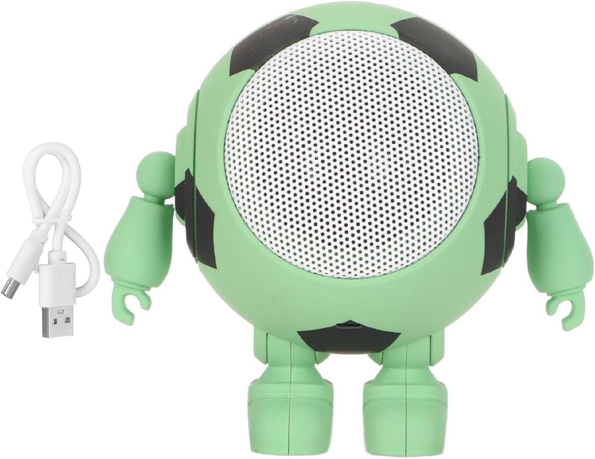 Draagbare Bluetooth Luidspreker - Kleine Speaker - Muziek Luisteren - Schokkende Bas - 10 x 9 x 6 cm - Groen