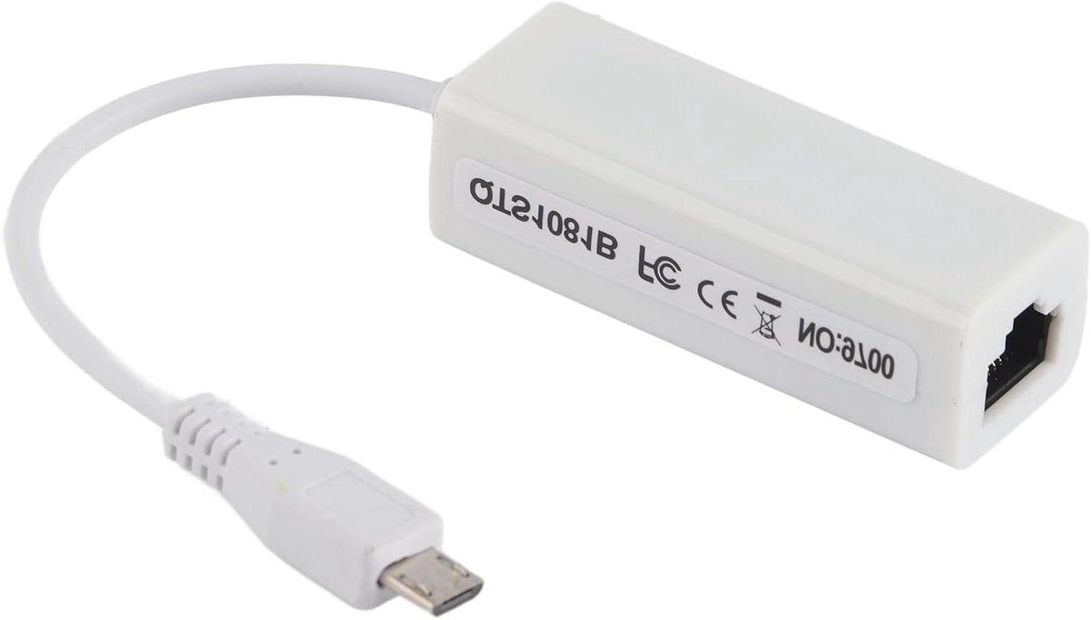 Ethernet Adapter - Netwerkkaart Adapter - Bekabeld Netwerk - Stuurprogramma Vrij - 100 Mbps - Zwart