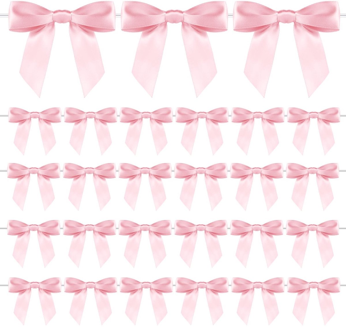 Dailygoods - 50 Stuks Cadeauverpakking Strikjes voor Feestelijkheden