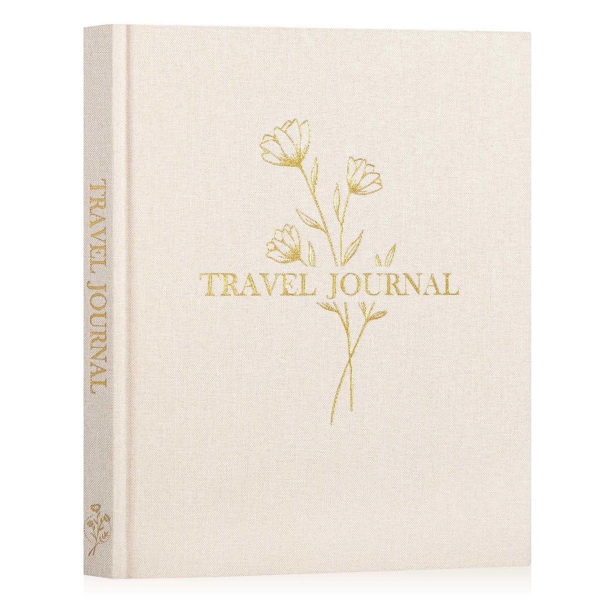 Dailygoods - Dailygoody - Reisfotodagboek - Notitieboek voor Dames en Heren - Premium Kwaliteit - Beige - Plakboek en Geheugenboek - Perfect voor Reizen en He