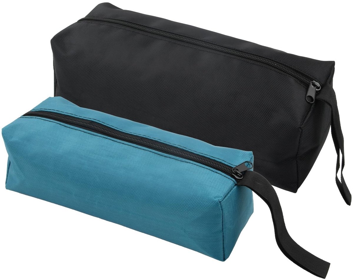 Dailygoods - Dailygoody - Gereedschapstas - Draagbare gereedschapstas - Perfect voor organisatie - Zwart en blauw - Multifunctionele opberggereedschappen - Geschik...