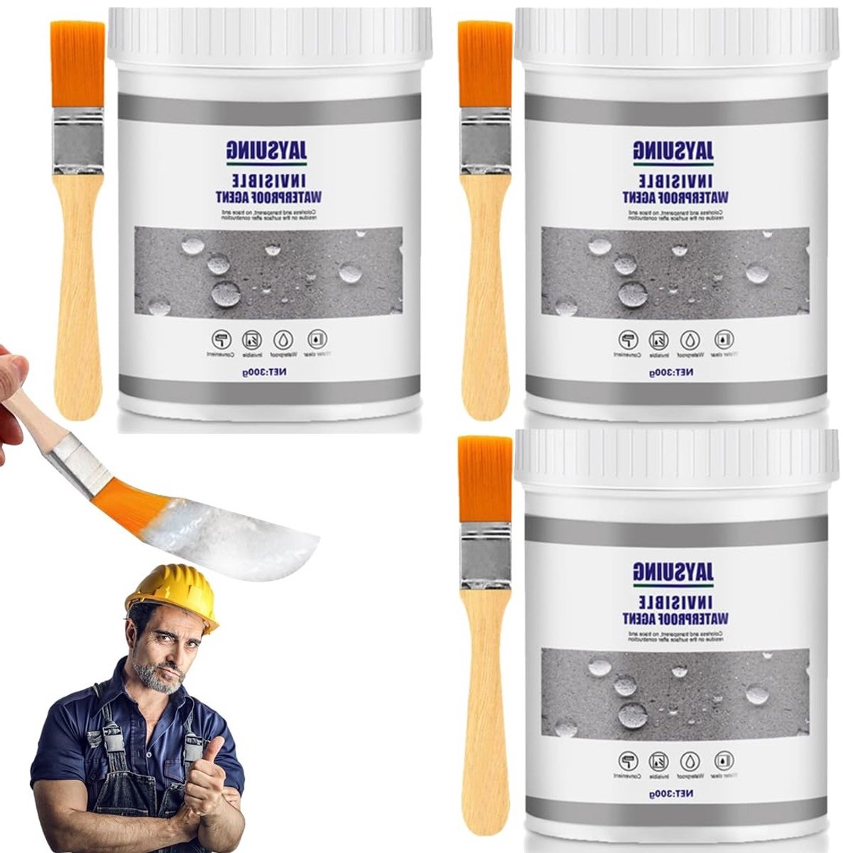 Transparante Waterdichte Lijm, Anti-Lek Actieve Stoffen, Ideaal voor Tegels, Muren en Daken, 900g