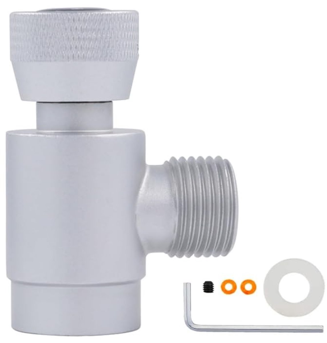 Dailygoods - Dailygoody - CO2 cylinder adapter - Sodatream Duo - Compact en gebruiksvriendelijk - Standaard formaat - Aluminium - Ideaal voor thuisgebruik - 16.5 x