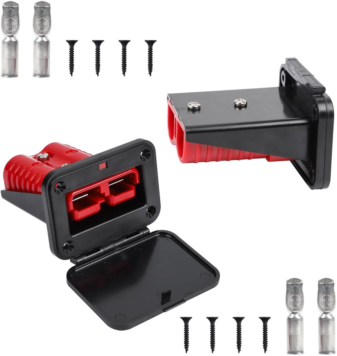 Dailygoods - Dailygoody - Accu Plug Snelle Ontkoppeling - Beschermkap - 175A - Geschikt voor Auto en Boot - Ideaal voor RV en Meer