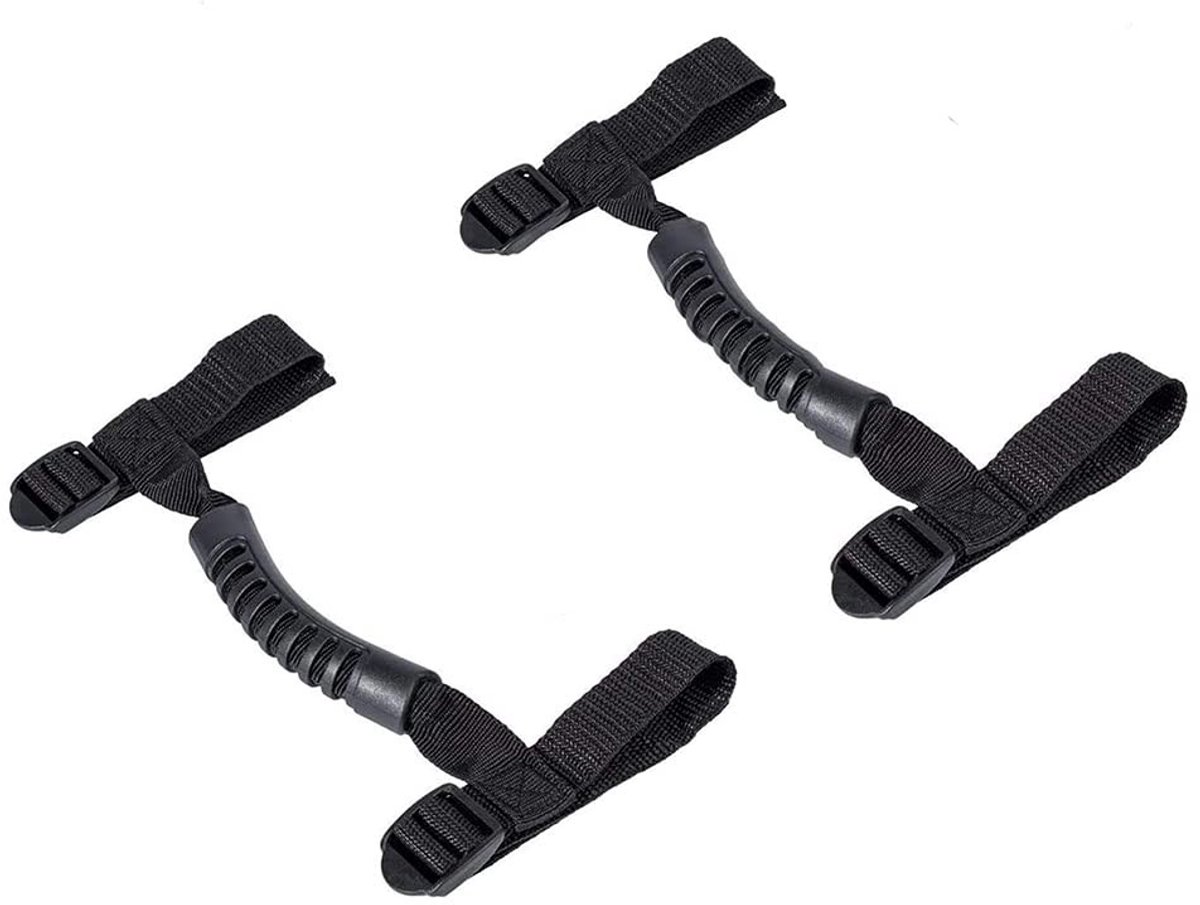 Dailygoods - Dailygoody - Auto Handvat Bar Frame - Gemodificeerde Grab Grip - Zwart - Anti-slip Deur Trekkoord - Geschikt voor Jeep Wrangler 1987-2019