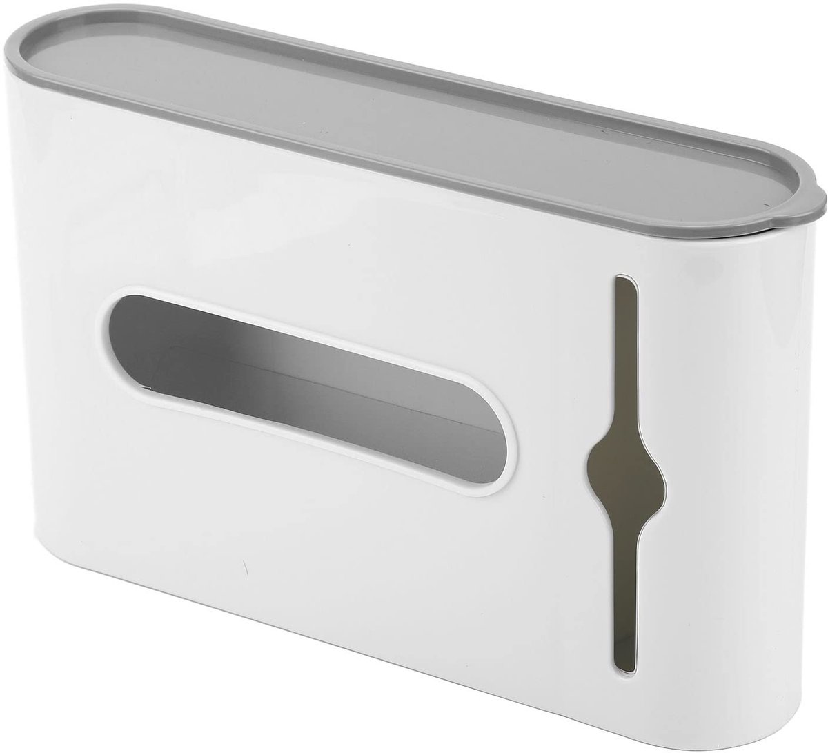 Dailygoods - Dailygoody - Boodschappentas Dispenser - Zelfklevende Board - Grote Capaciteit - Stofdicht Deksel - Plastic Zak Organizer - Thuis Keuken Slaapkamer - .
